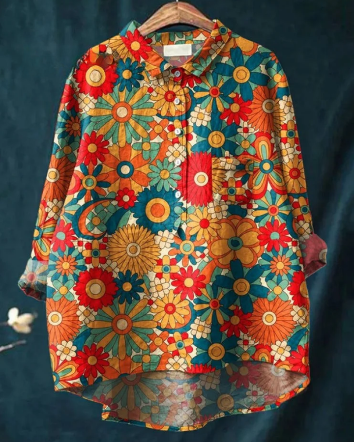 Edwina | Bloom Button Blouse