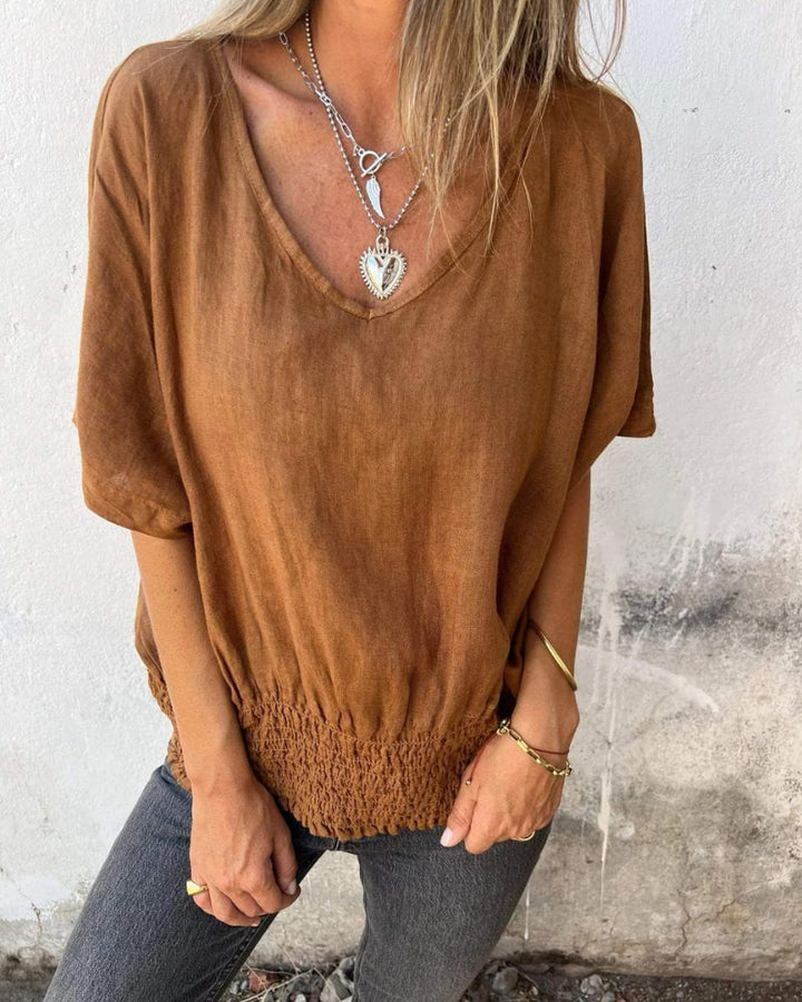 Ramia | Seaside V-Neck Tee