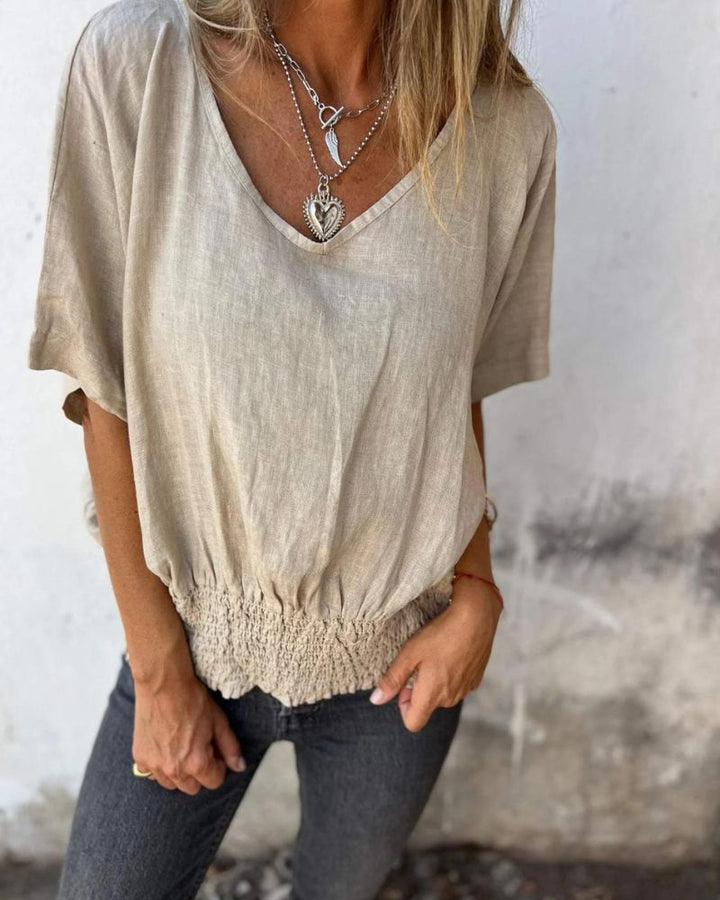 Ramia | Seaside V-Neck Tee