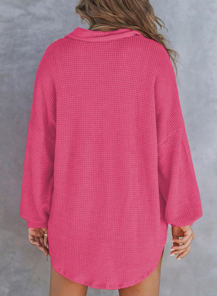 Luisa | Chic Waffle Jacket