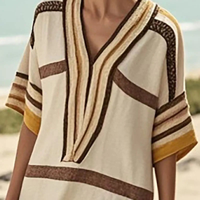 Vien | Striped Coastal Dress
