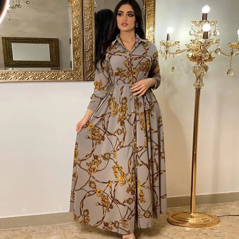 Charita | Luxe Printed Dress