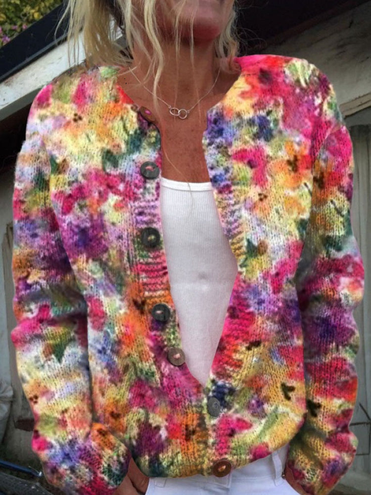 Scarlett | Autumn Floral Sweater