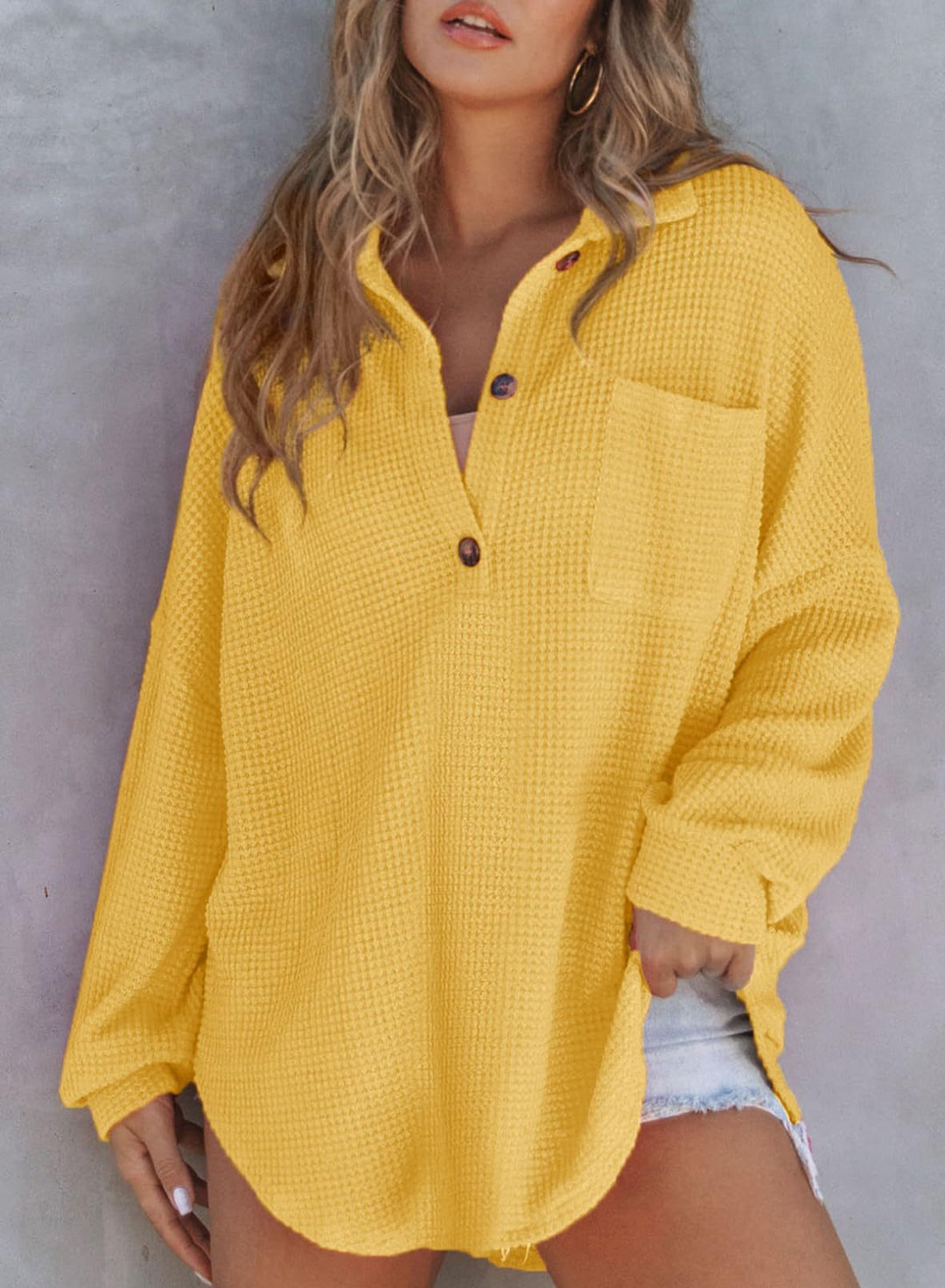 Luisa | Chic Waffle Jacket