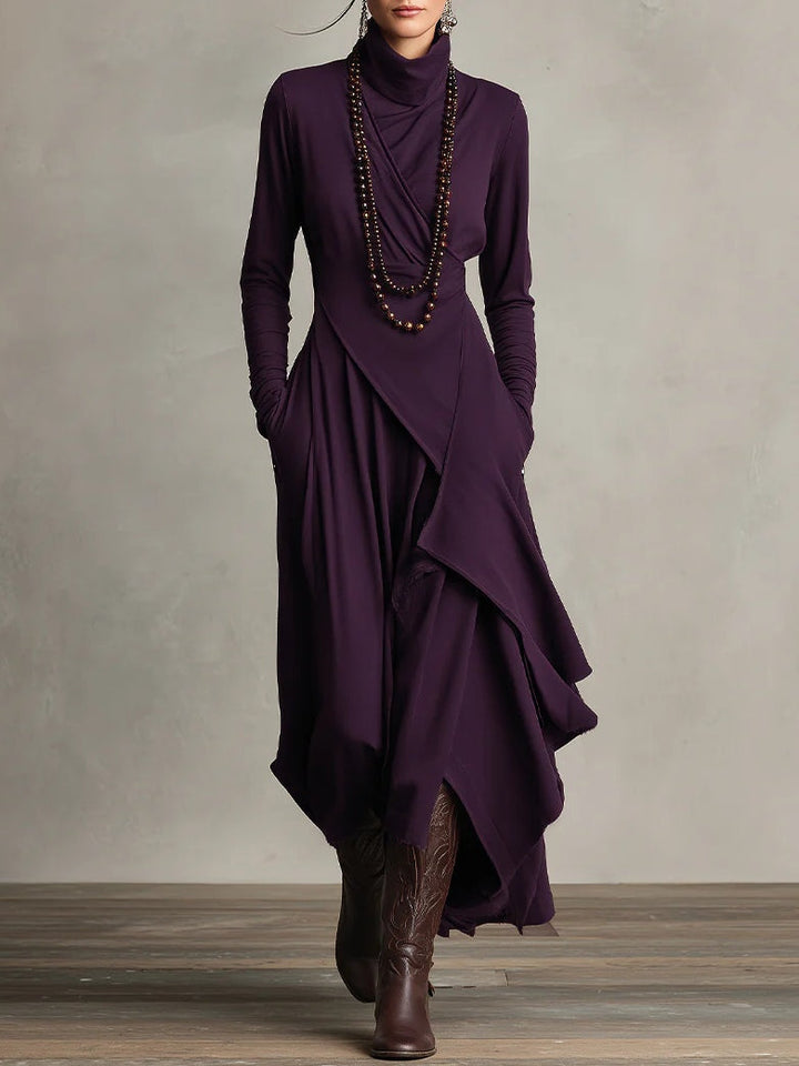 Yelena | Regal Pleated Maxi Dress