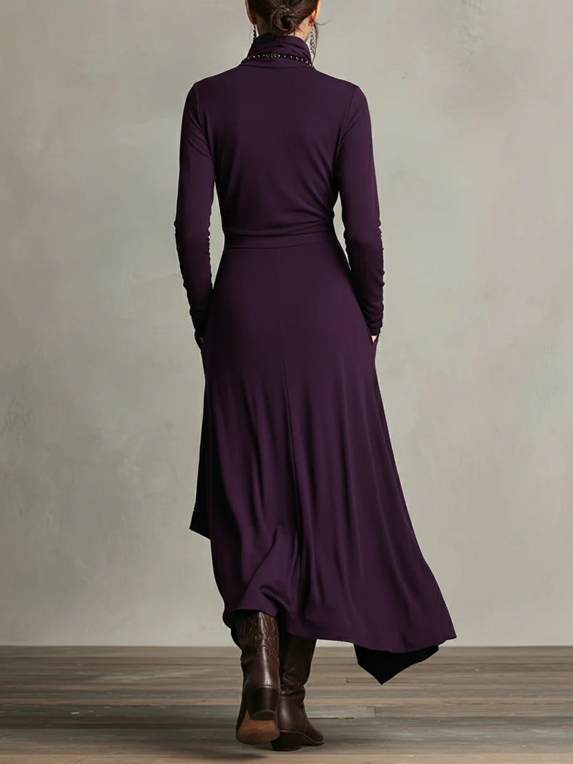 Yelena | Regal Pleated Maxi Dress