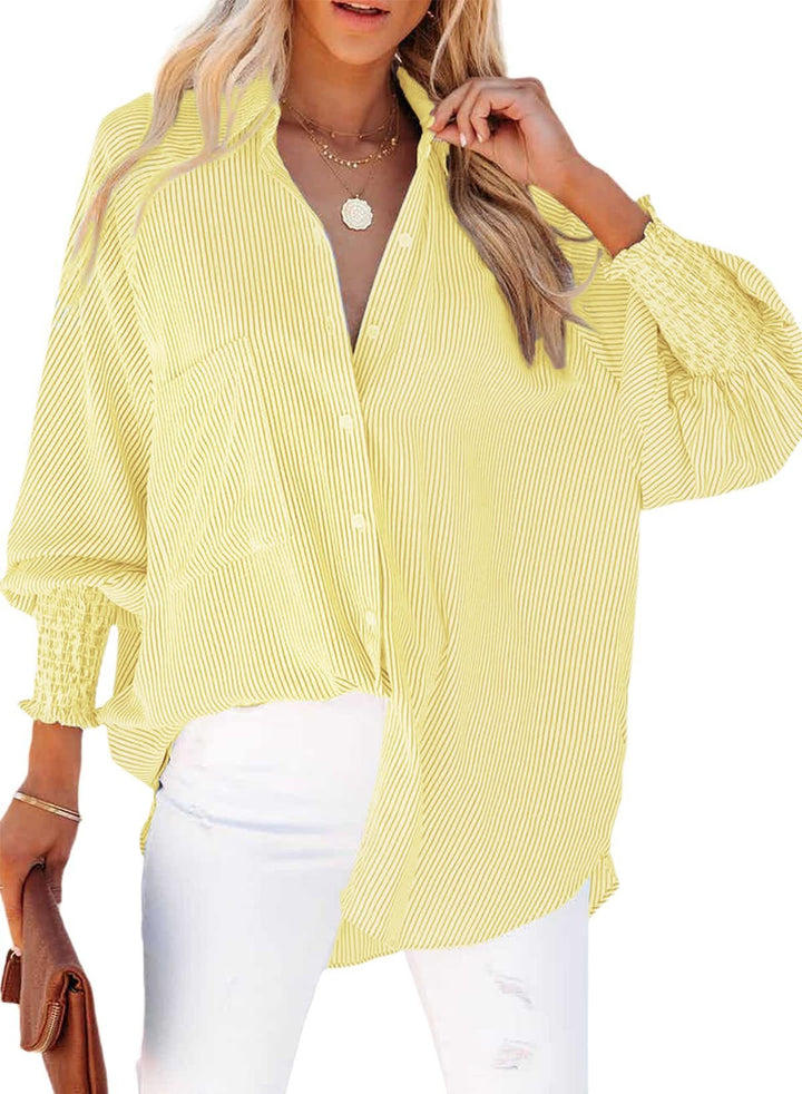 Jillian | Elegant Striped Shirt