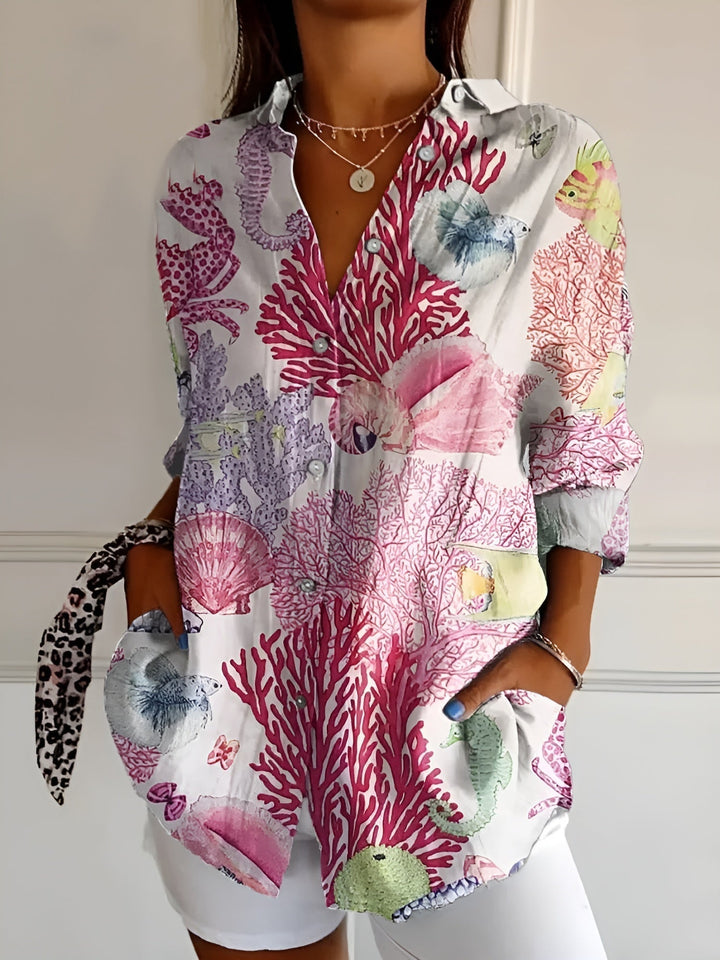 Maia | Floral Comfort Blouse